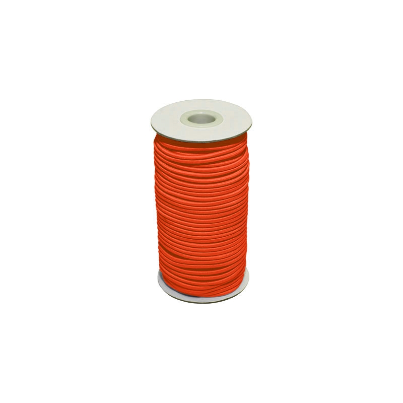 Elastic cord 2 mm orange 053 polyester 50 mb