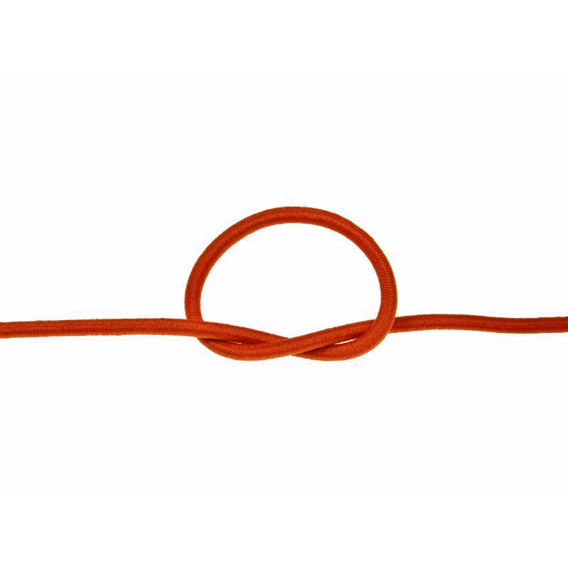 Elastic cord 2 mm orange 053 polyester 50 mb