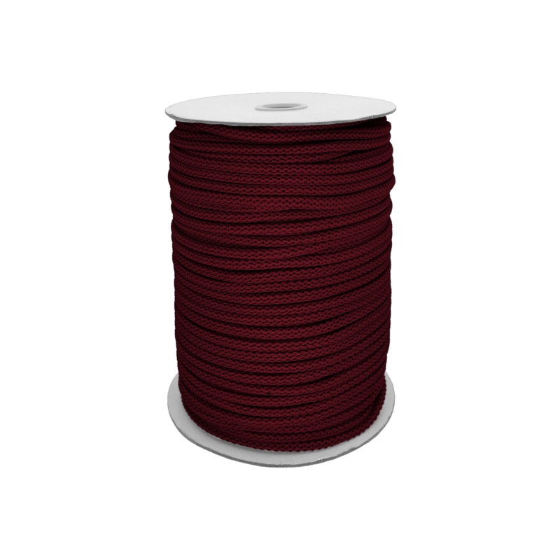 Polyester cord 6 mm maroon  (520)