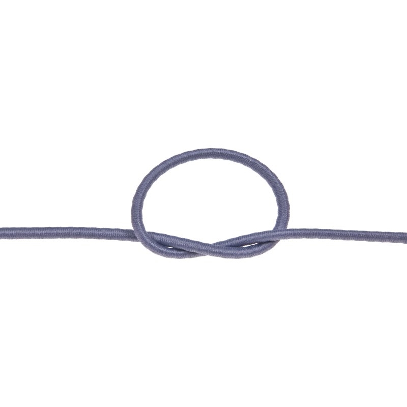 Elastic cord 2 mm dark blue 398 polyester 50 mb