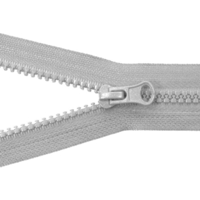 Zamek błyskawiczny kostkowy 5 rozdzielczy 40 cm auto lock  (336) jasnoszary