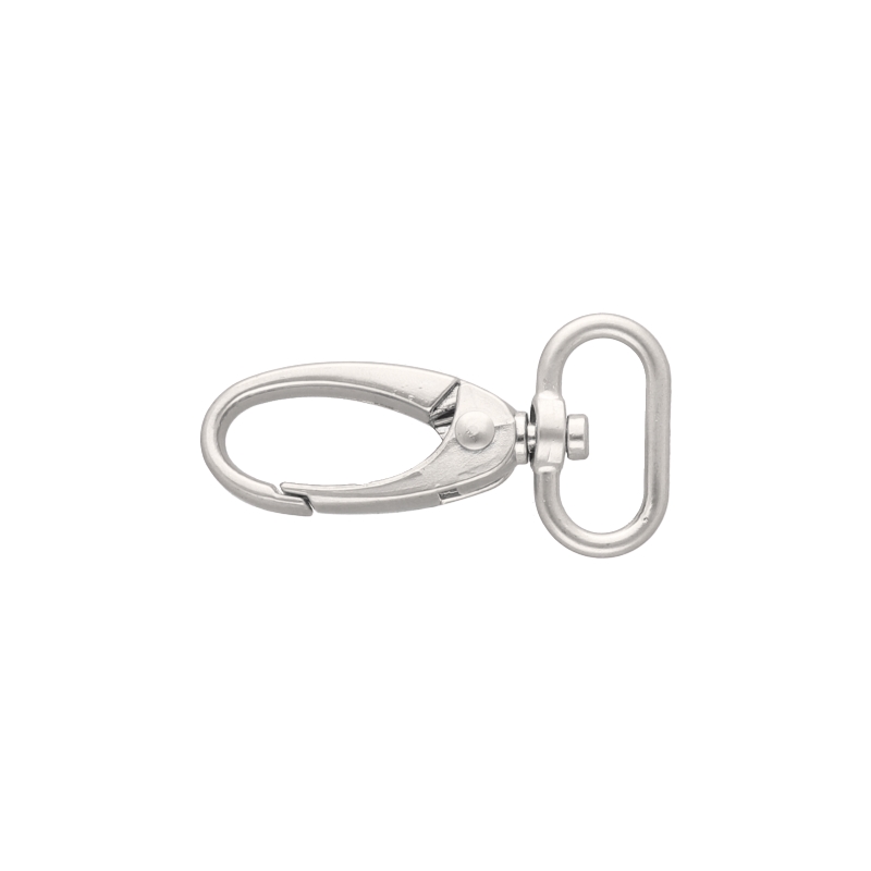 METAL SNAP HOOK 0037 20 MM NICKEL MATT 1 PCS