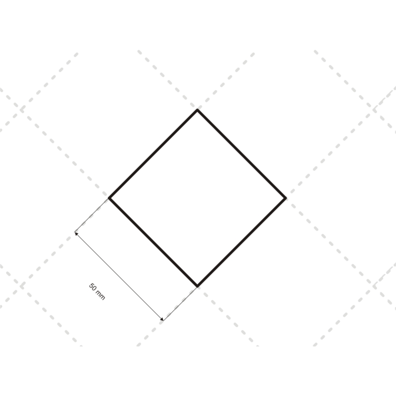 Podszewka pikowana karo 5x5 cm  (134) szara