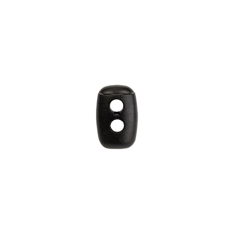 Stopper aus kunststoff 5 mm (305-3036) doppelt schwarz 500 st.