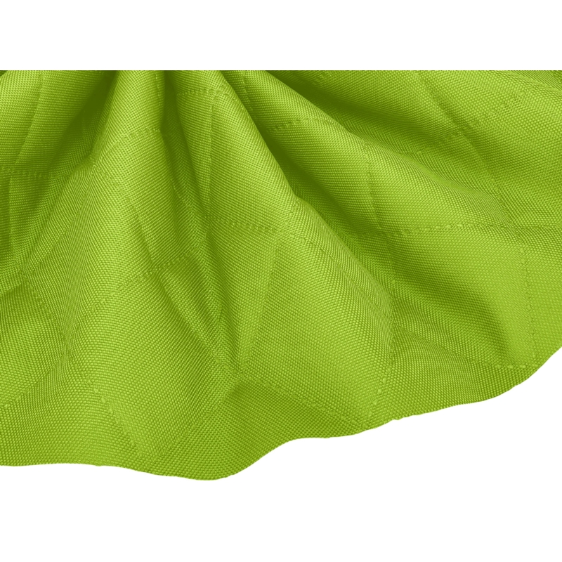 QUILTED  POLYESTER FABRIC OXFORD 600D PU*5  WATERPROOF KARO (652)&nbspGREEN 160 CM MB