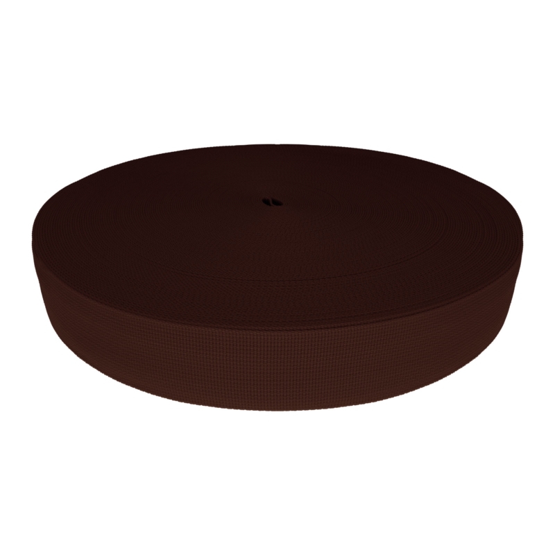 WEBBING TAPE P10 38 MM DARK BROWN 141 PES