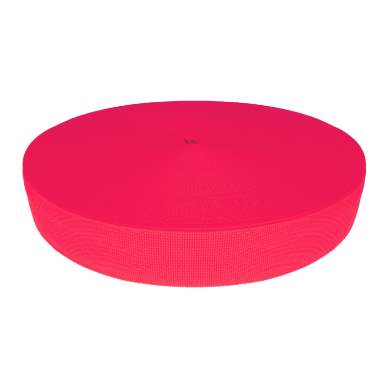 WEBBING TAPE P10 38 MM PINK NEON 1004 PES