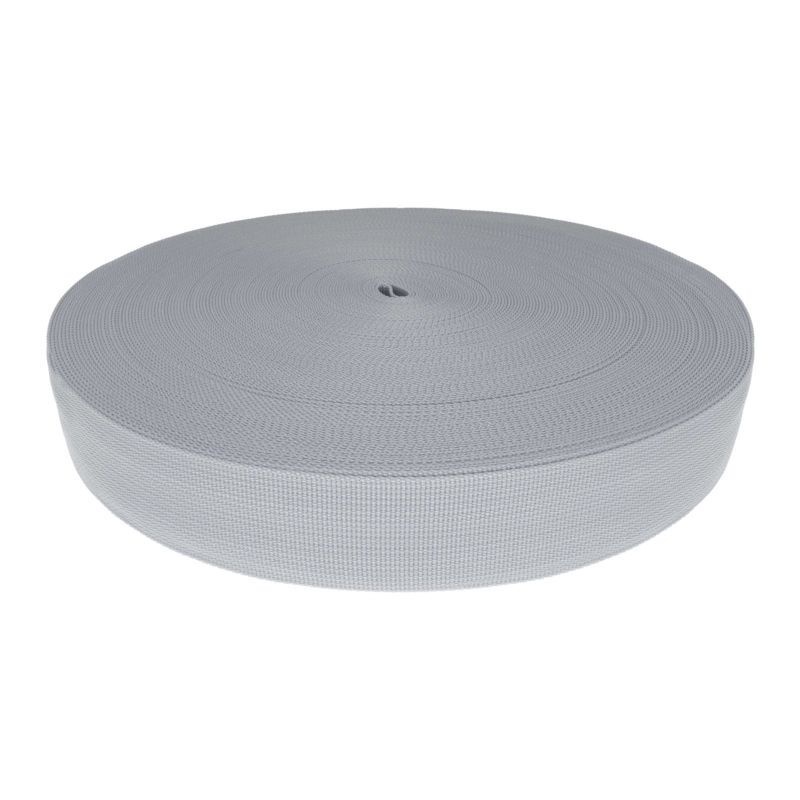 WEBBING TAPE P10 38 MM LIGHT GREY 336 PES