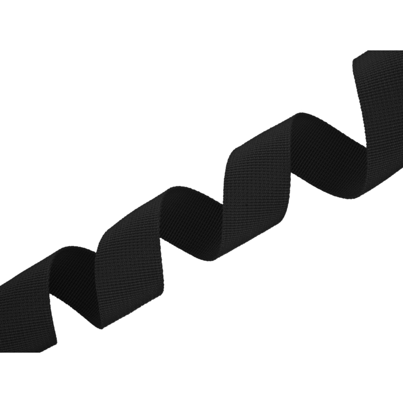 WEBBING TAPE P10 38 MM BLACK 580 PES