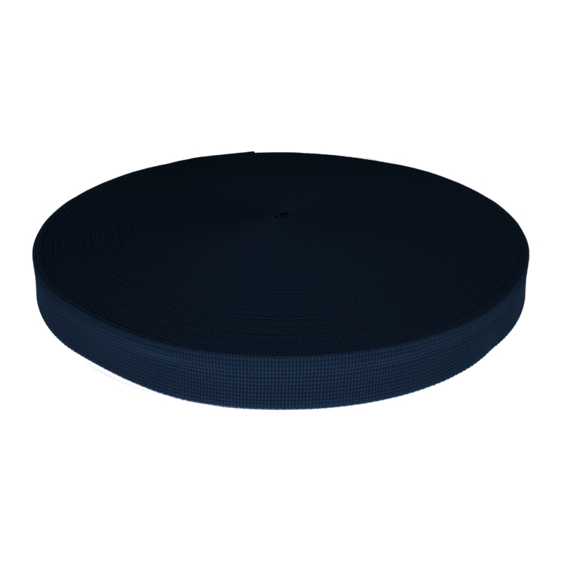 WEBBING TAPE P10 25 MM NAVY BLUE 058 PES  