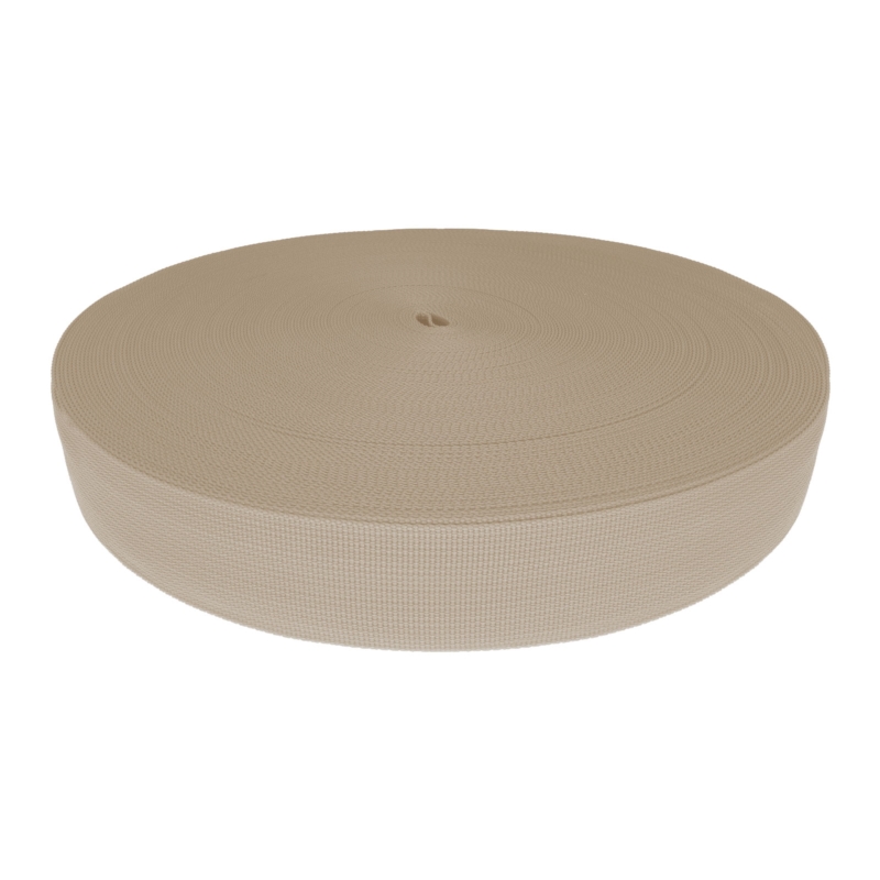 WEBBING TAPE P10 38 MM BEIGE 098 PES