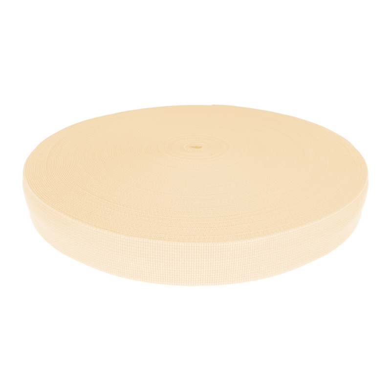 WEBBING TAPE P10 30 MM LIGHT BEIGE 122 PES