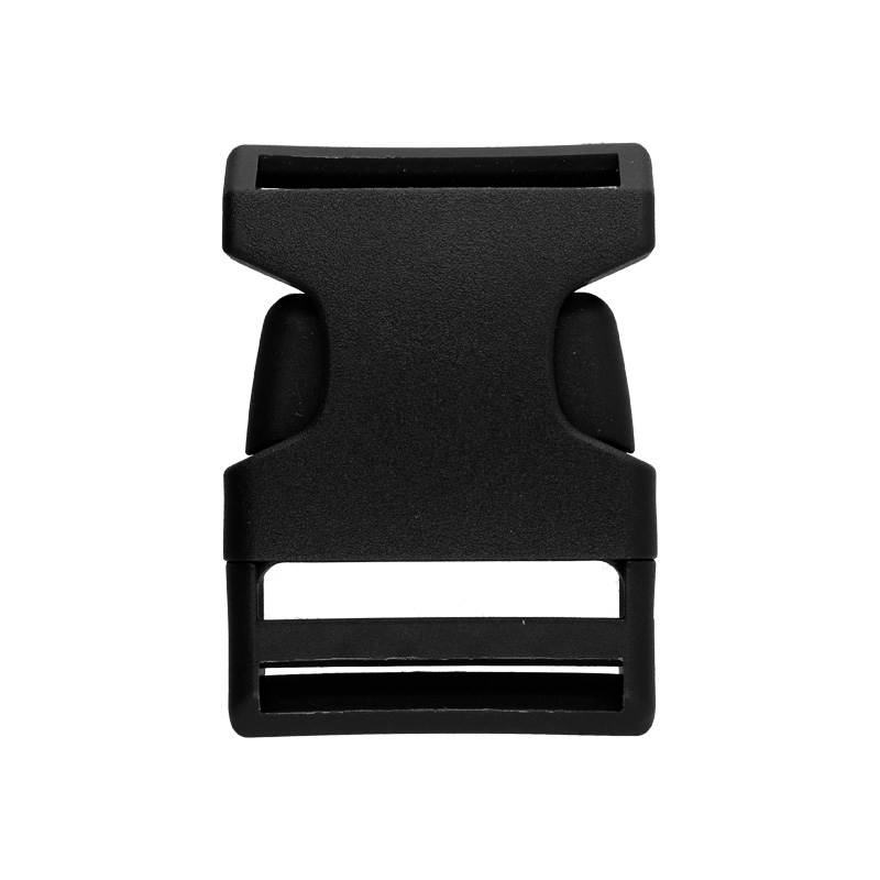 Plastic buckle 40  mm black 100  pcs