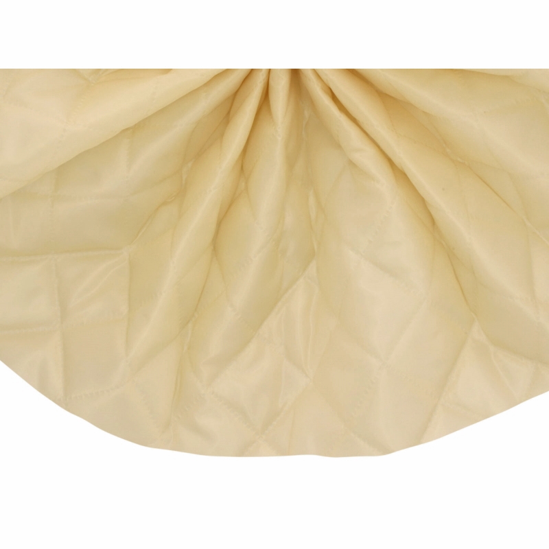 QUILTED POLYESTER LINING FABRIC 180T (122)&nbspBEIGE 150 CM 100 MB