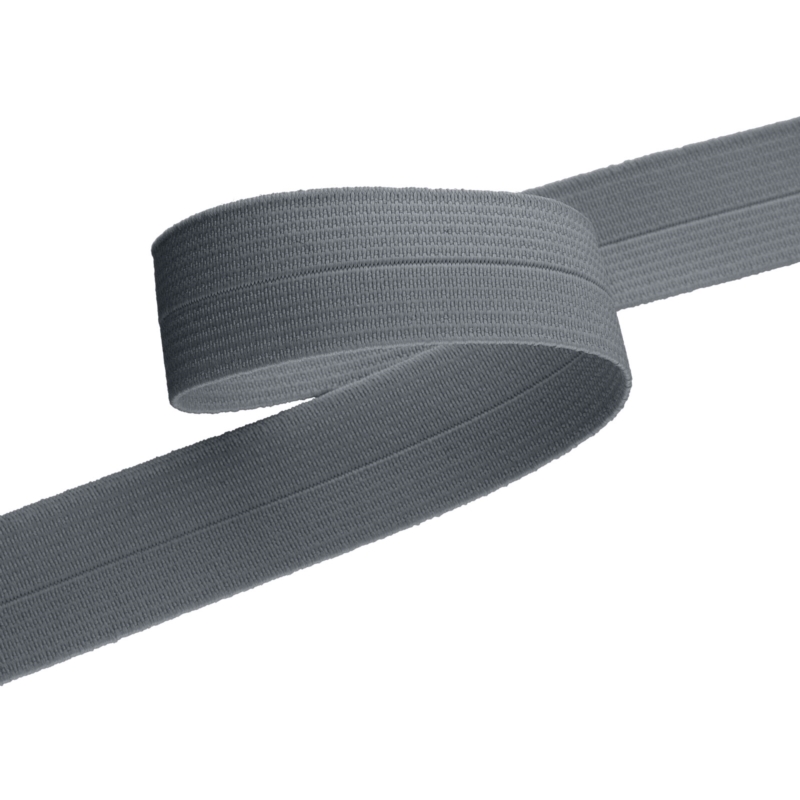 Fold-over elastic 23 mm /1,10 mm grey (134)