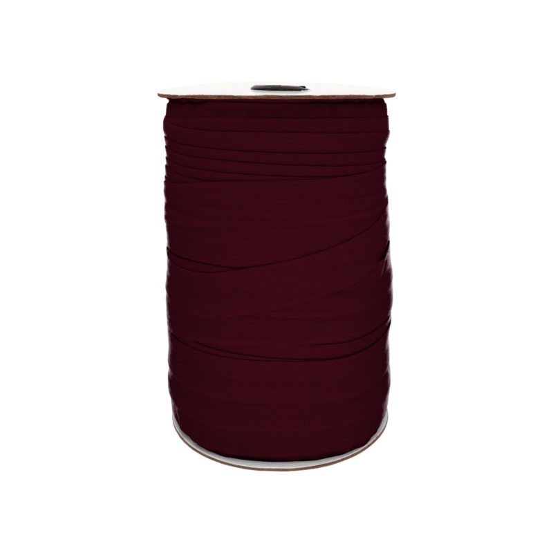 Fold-over elastic 20 mm /0,65 mm burgundy (057)