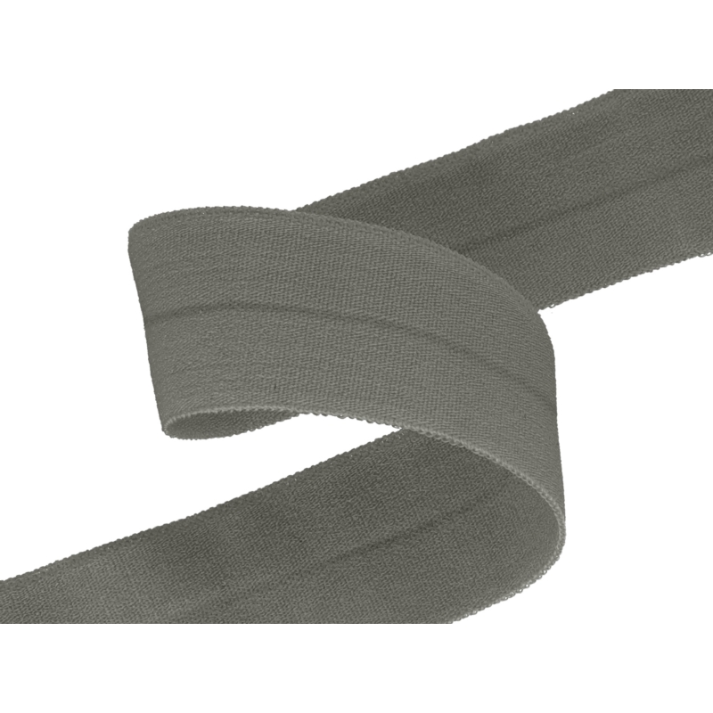 Fold-over elastic 20 mm /0,65 mm grey (098)