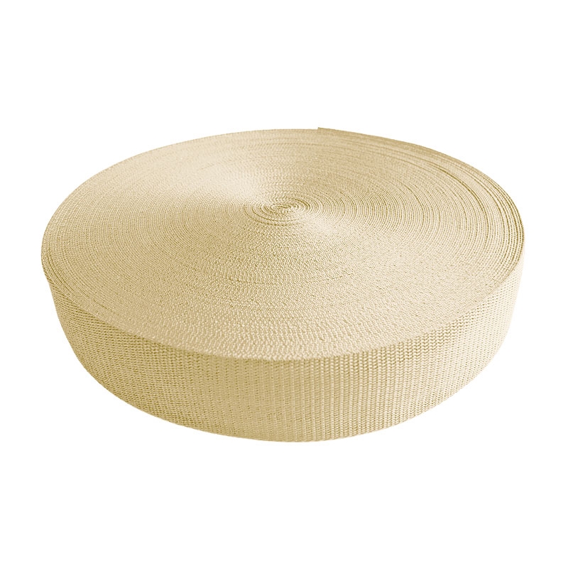 Webbing pp 50 mm / 1,3 mm beige  122 50 mb