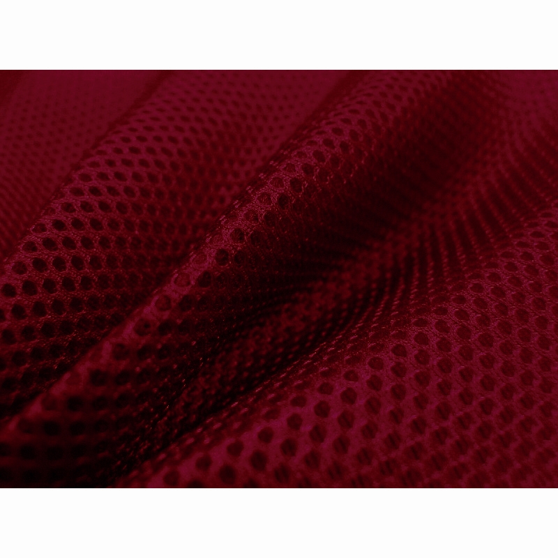 KNITTED MESH MAROON 210 G/M2 150 CM 25 MB