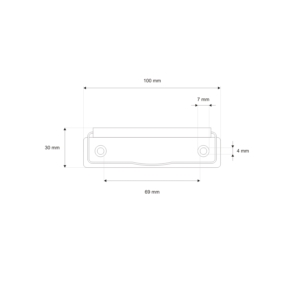 Klip z drutem 100/30 mm