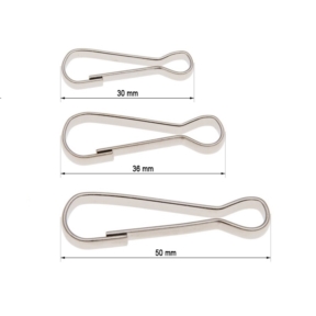 Karabińczyk metalowy 6x34 mm 0325-2000 nikiel