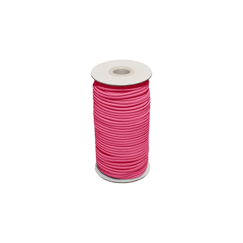 Elastic cord 3 mm&nbsppink&nbsp312 polyester 50  mb