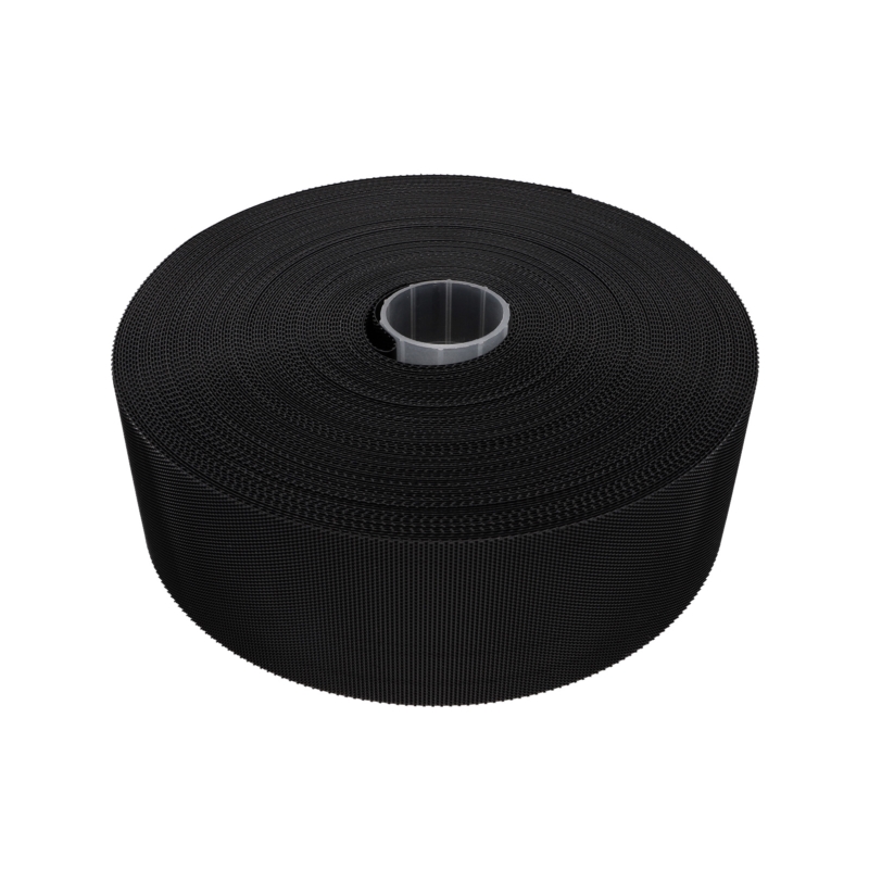 HOOK AND LOOP TAPE LOW-PROFILE  (580) BLACK PES/NYLON 25 MB