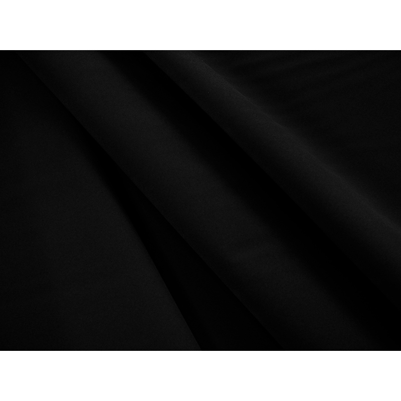 POLYESTER FABRIC FLOCK  0,6 MM BLACK 580 138 CM