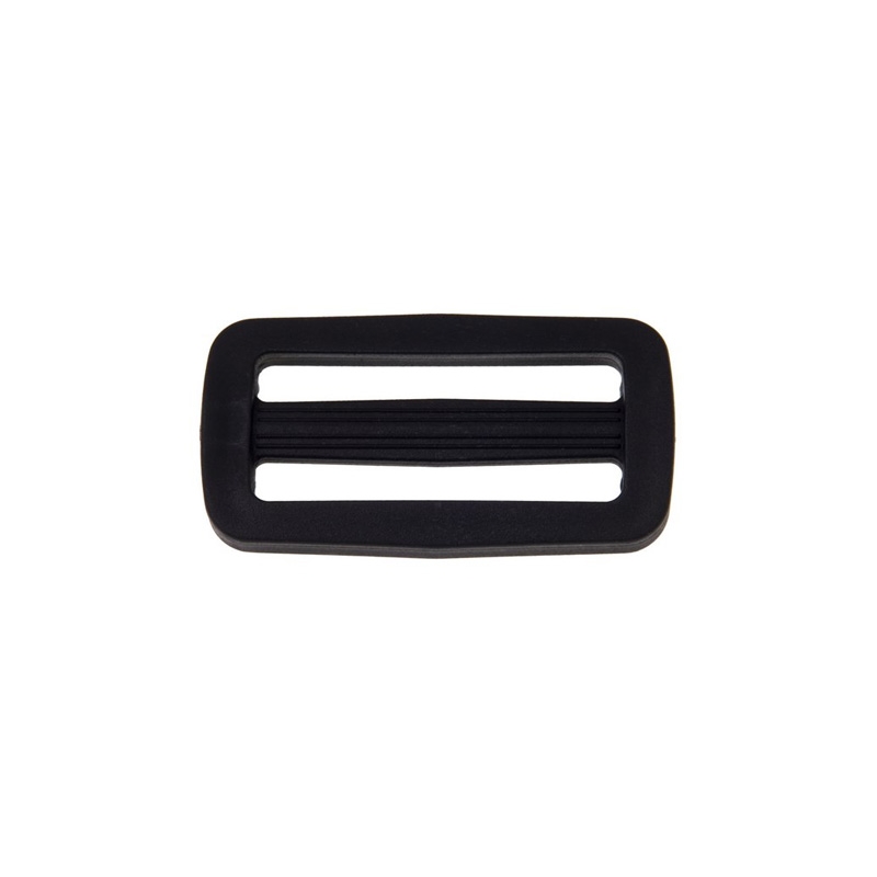 Plastic slide buckle 50/16 mm Ignacy black 200 pcs