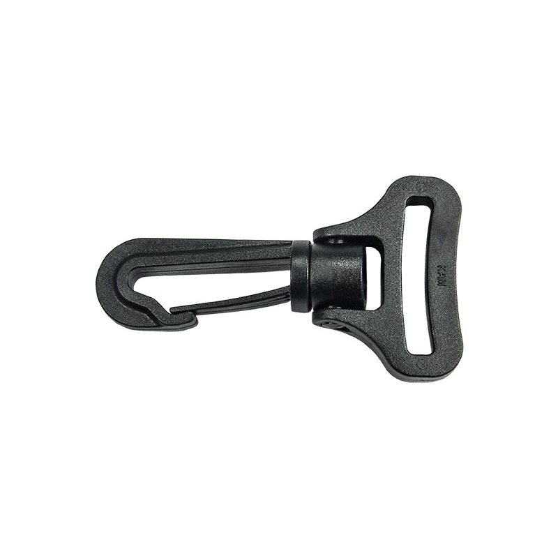 Plastic swivel snap hook 32 mm roch black 100 pcs