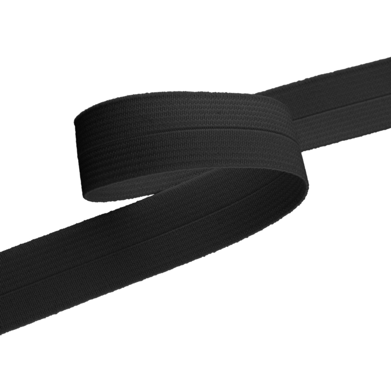 Fold-over elastic 23 mm /1,10 mm dark grey (156)