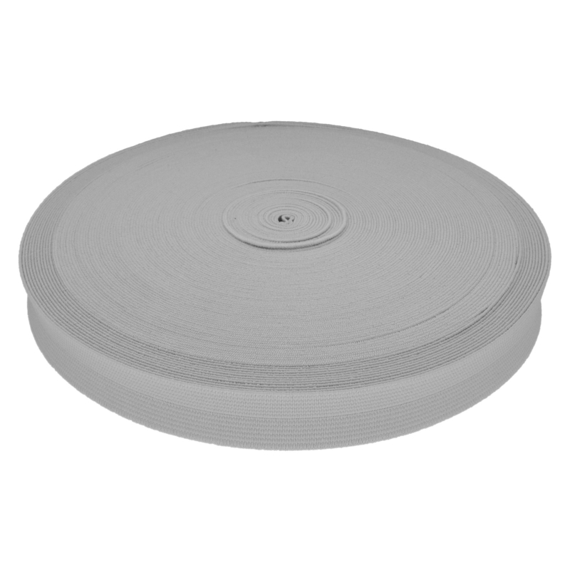 Fold-over elastic 23 mm /1,10 mm light grey (336)