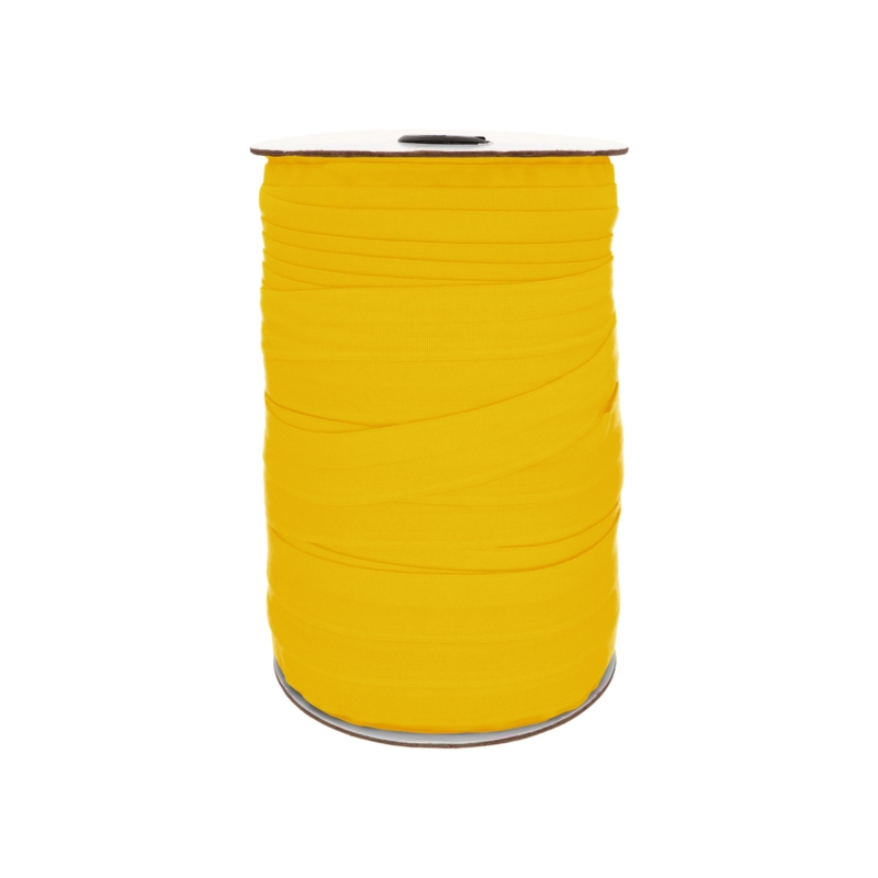 Fold-over elastic 20 mm /0,65 mm saturated yellow (032)