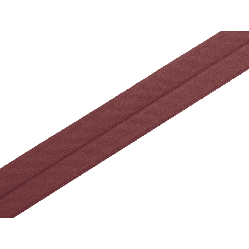 Fold-over elastic 20 mm /0,65 mm burgundy purple (056)