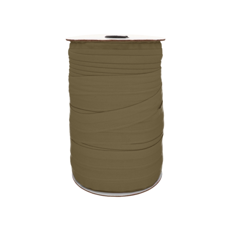 Fold-over elastic 20 mm /0,65 mm olive-gold (099)