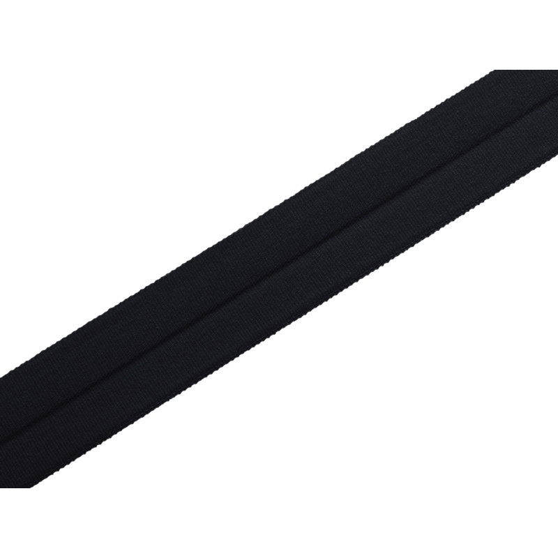 Fold-over elastic 20 mm /0,65 mm graphite black (144)