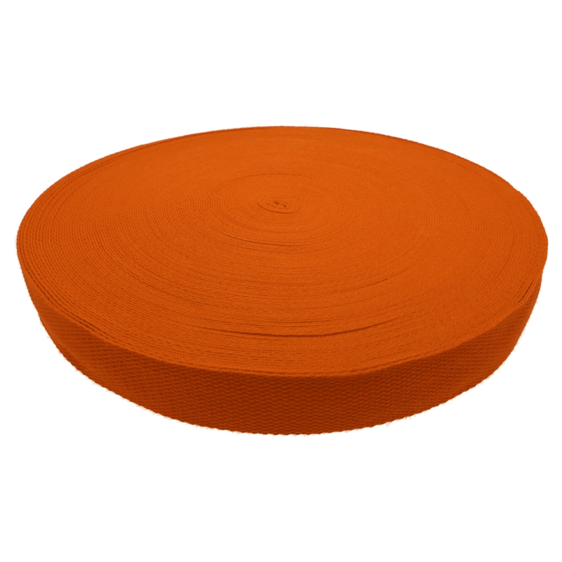 Polycotton webbing 1,4 orange 053 pp 50 yd