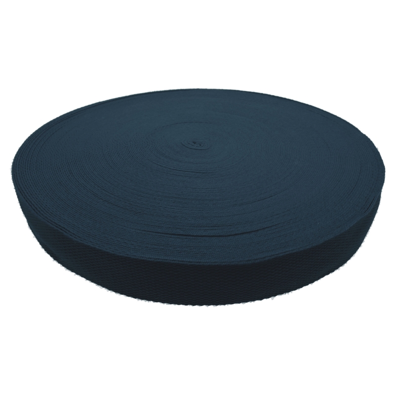 Polycotton webbing 1,4 navy blue 058 pp 50 yd