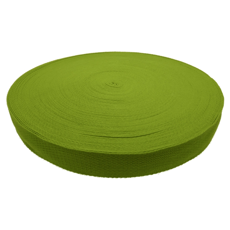 Polycotton webbing 1,4 green 878 pp 50 yd