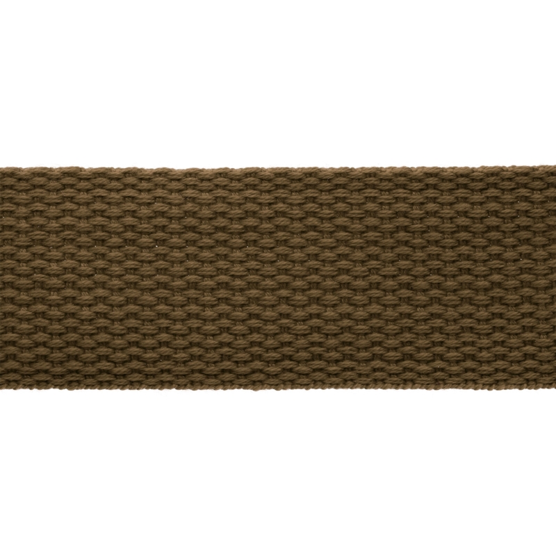 Polycotton webbing 2 mm olive 170 pp 50 yd