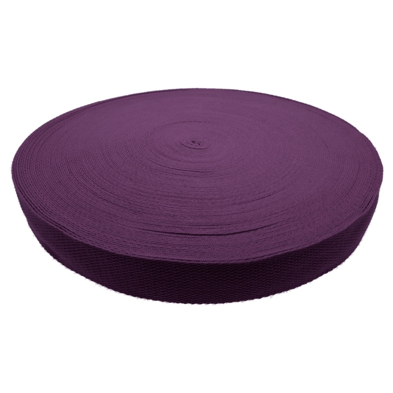 Polycotton webbing 2 purple 174 pp 50 yd