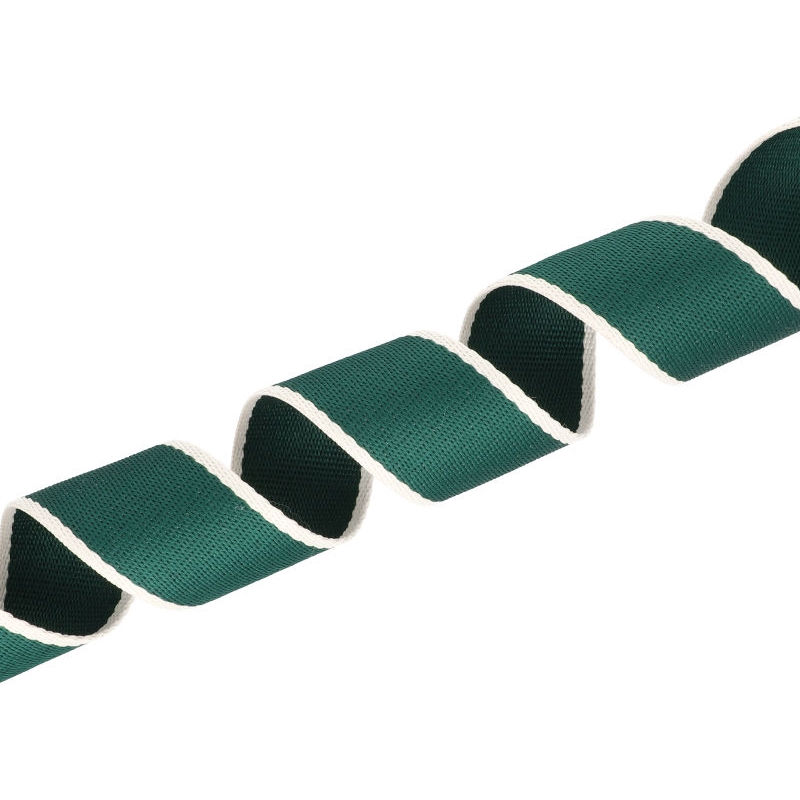 Polycotton webbing 38 mm/1,4 dark green 50 yd