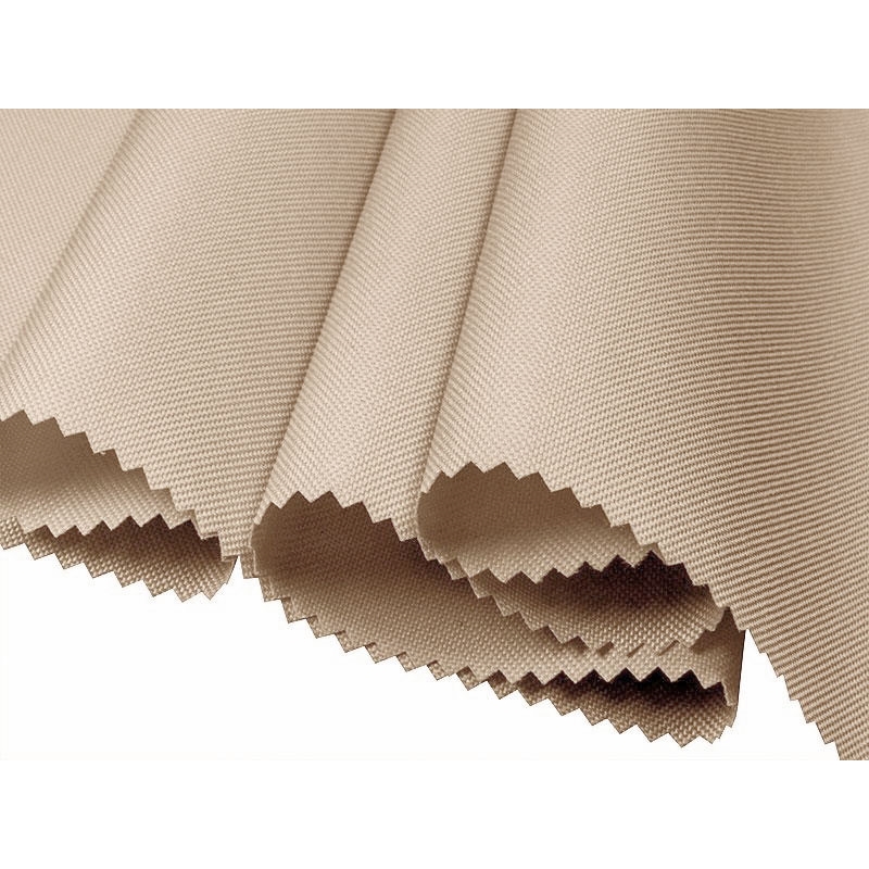 Polyester fabric Oxford 600d pu*2 waterproof (101) light beige 160 cm