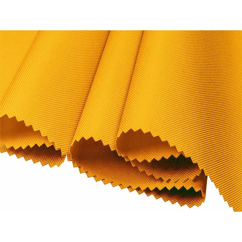 Polyester fabric Oxford 600d pu*2 waterproof (506) yellow 160 cm