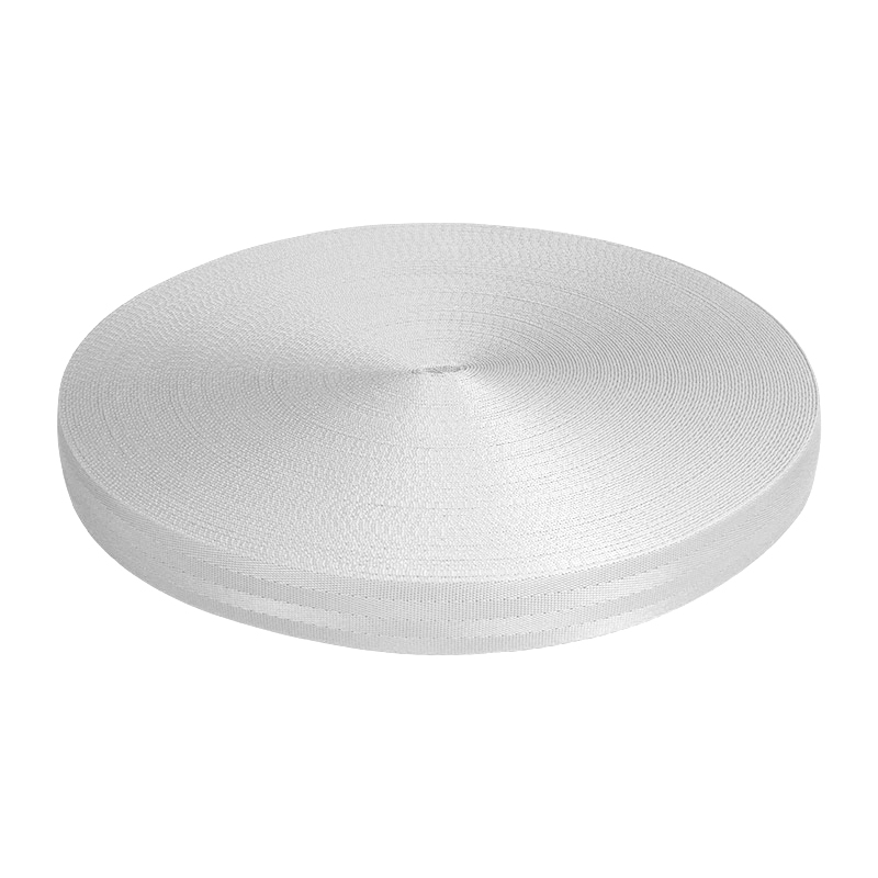 WEBBING 40 MM / 1,38 MM&nbspWHITE EU&nbsp501 PES&nbsp25 MB