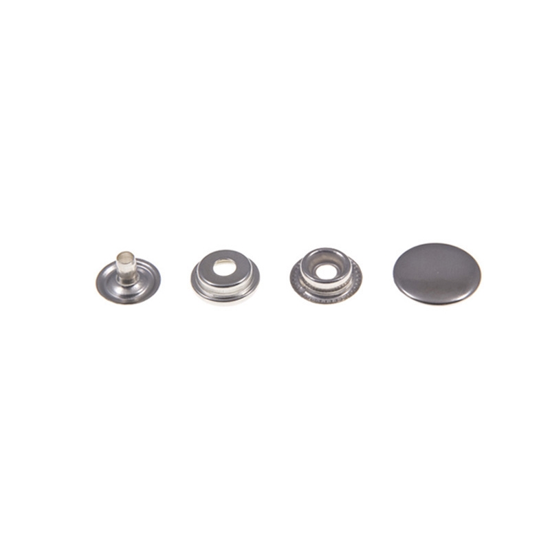 Metal snap fastener 15 mm nickel 200 pcs