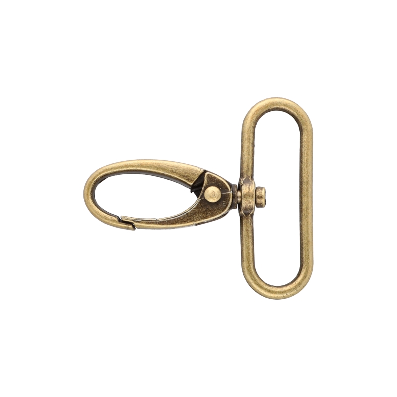 METAL SNAP  HOOK 0037 38  MM OLD GOLD 1  PCS