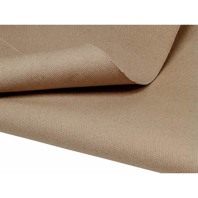 Cotton fabric canvas 400 g/m2 (894) dark beige 150 cm 40 mb