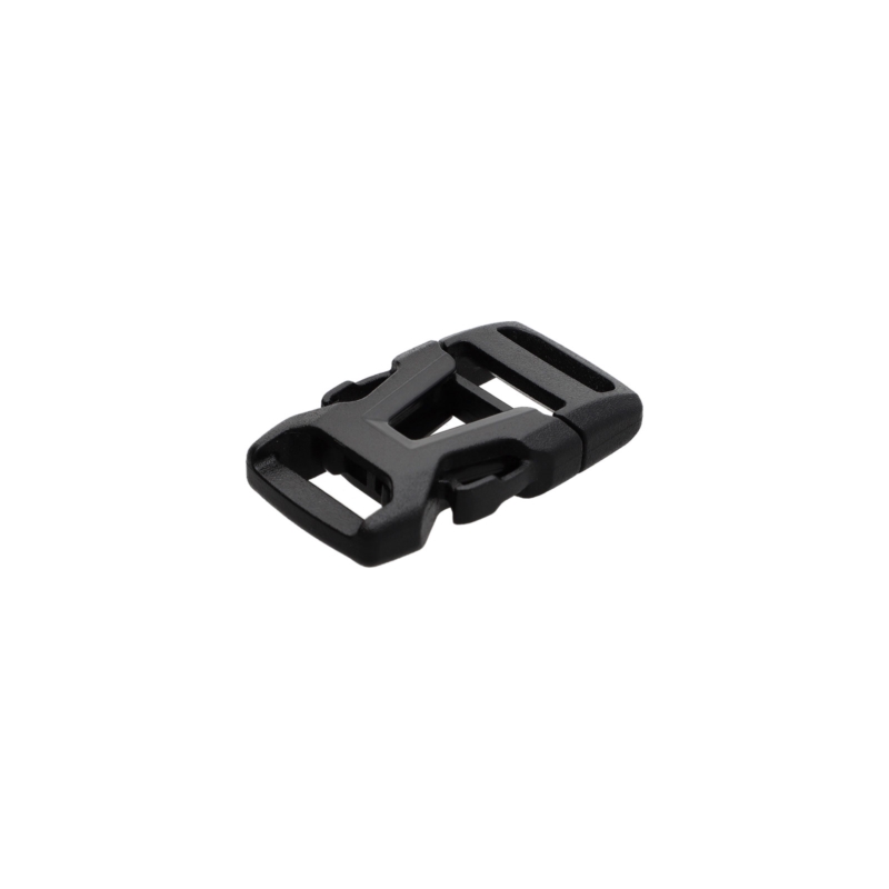 PLASTIC BUCKLE 15 MM BLACK 100 PCS