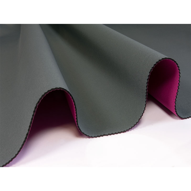 Neoprene 3 mm Rosa-Dunkelgrau (516/156) 1 lm